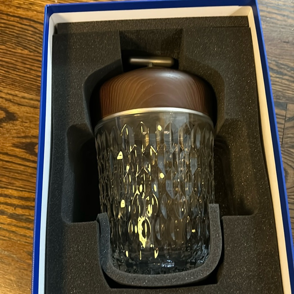 Brand new St. Louis folia lamp brown crystal